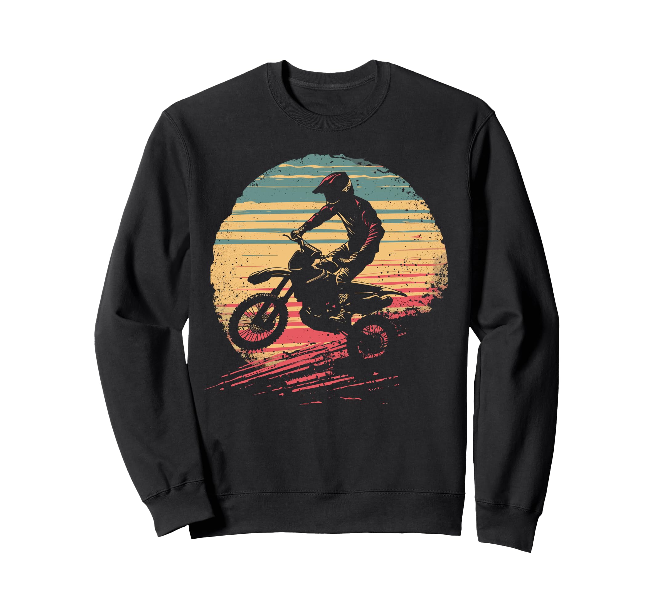 Motocross Motorcycle Bike Dirtbike Dirt Sweatshirt - Unique Graphic Unisex - T-Shirt, Sweatshirt, Hoodie