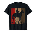 Cowboy Horse Rider Western Sunset T-Shirt - Casual Everyday Wear Unisex - T-Shirt, Sweatshirt, Hoodie