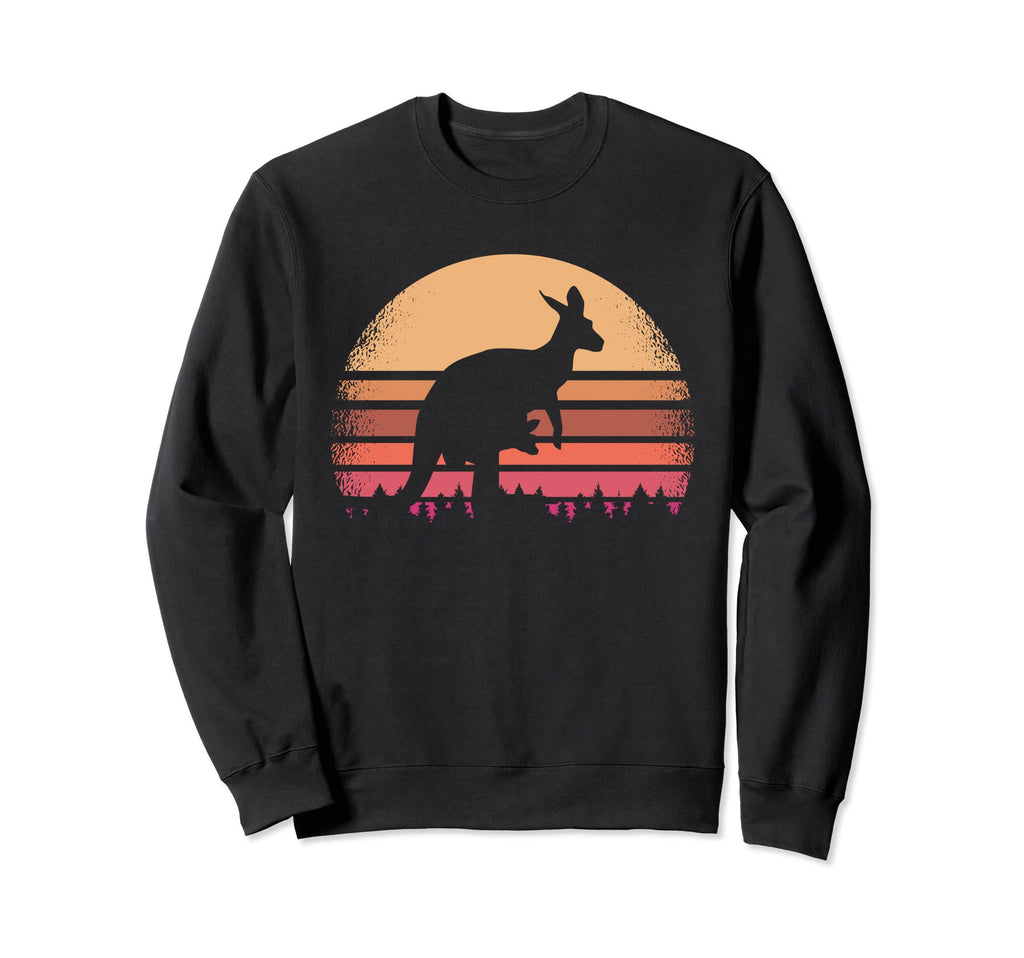 Kangaroo Australia Distressed 70S Sweatshirt - Streetwear Style Men Women - T-Shirt, Sweatshirt, Hoodie