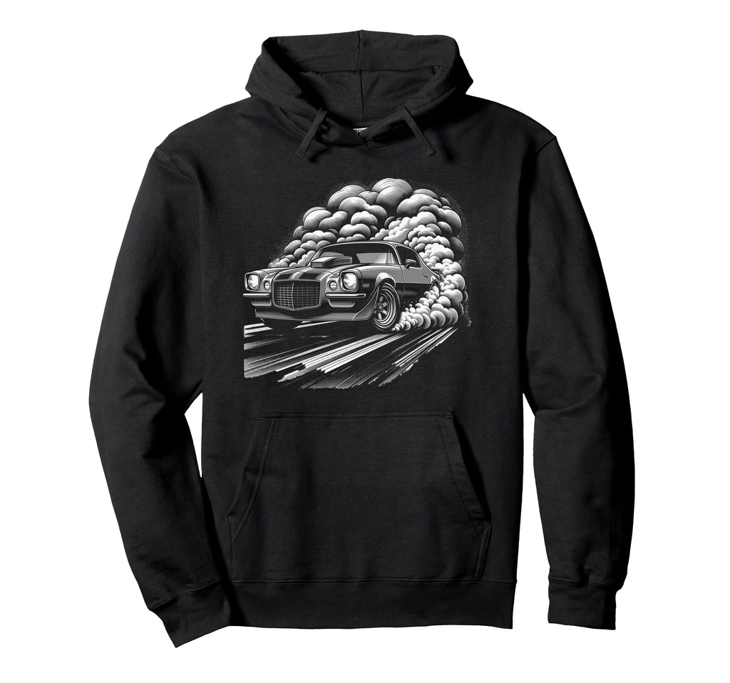 Muscle Car 60S 70S Car Lover Hoodie - Fun Novelty Design for Adults - T-Shirt, Sweatshirt, Hoodie