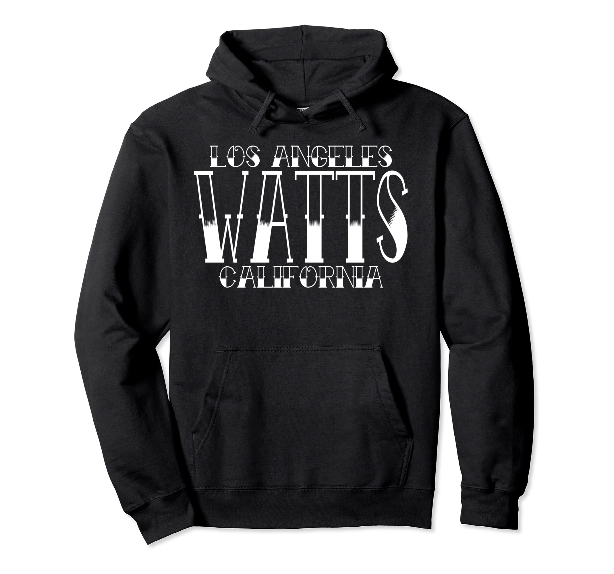 Los Angeles Watts California Tattoo Hoodie - Trendy Graphic Unisex - T-Shirt, Sweatshirt, Hoodie