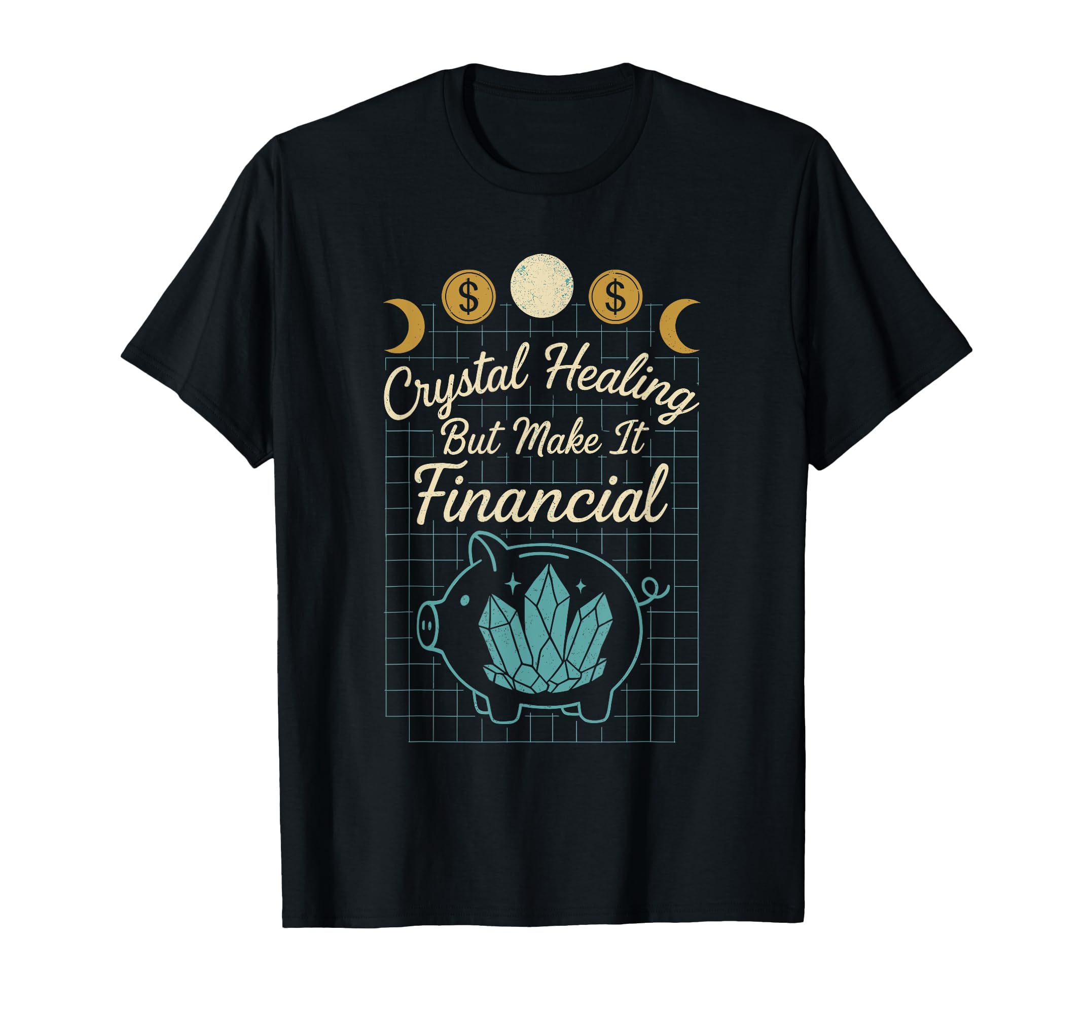 Crystal Healing Anti Capitalism T-Shirt - Minimalist Print Unisex - T-Shirt, Sweatshirt, Hoodie