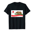 Wakeboarding Bear California Flag Funny T-Shirt - Graphic Print for Adults - T-Shirt, Sweatshirt, Hoodie
