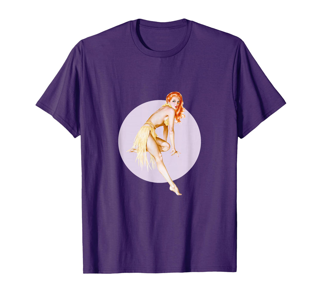 1940S Pin Up Sexy American Art T-Shirt - Novelty Apparel Unisex - T-Shirt, Sweatshirt, Hoodie