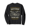 Isaacs Garage Motorcycle Sweatshirt - Streetwear Style for Adults - T-Shirt, Sweatshirt, Hoodie