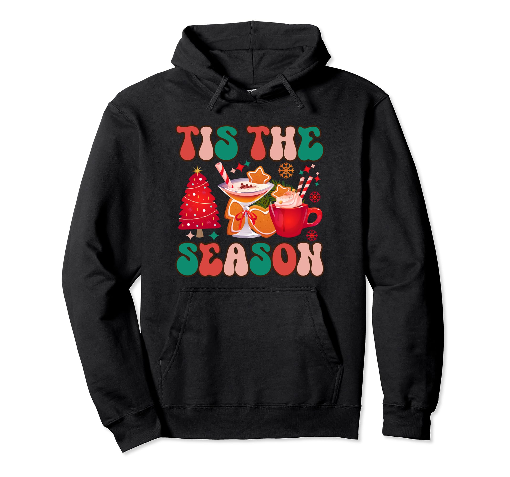 Tis Season Typography Hoodie - Custom Art Print Men Women - T-Shirt, Sweatshirt, Hoodie