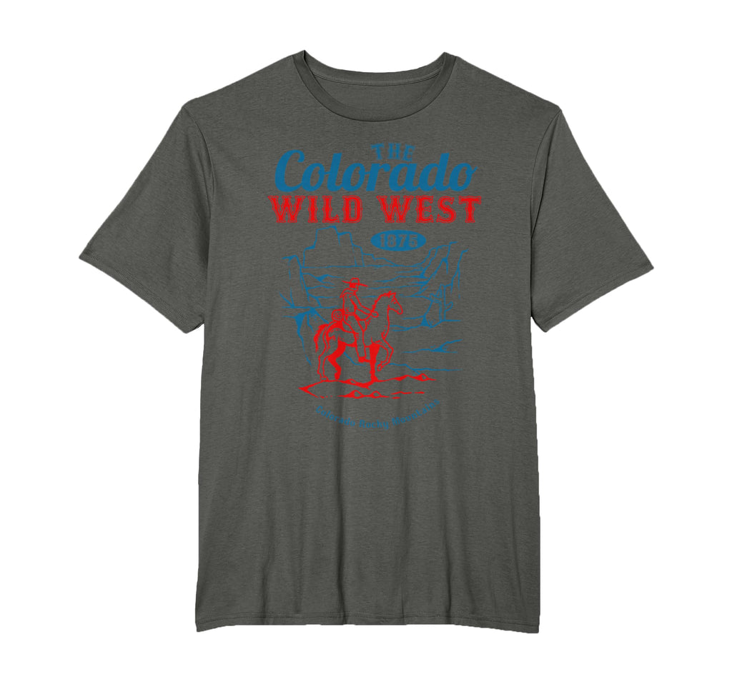 Colorado Wild West Colorado T-Shirt - Minimalist Print Unisex - T-Shirt, Sweatshirt, Hoodie