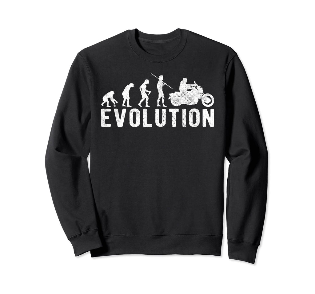 Custom Motorcycle Biker Evolution Sweatshirt - Custom Art Print Unisex - T-Shirt, Sweatshirt, Hoodie