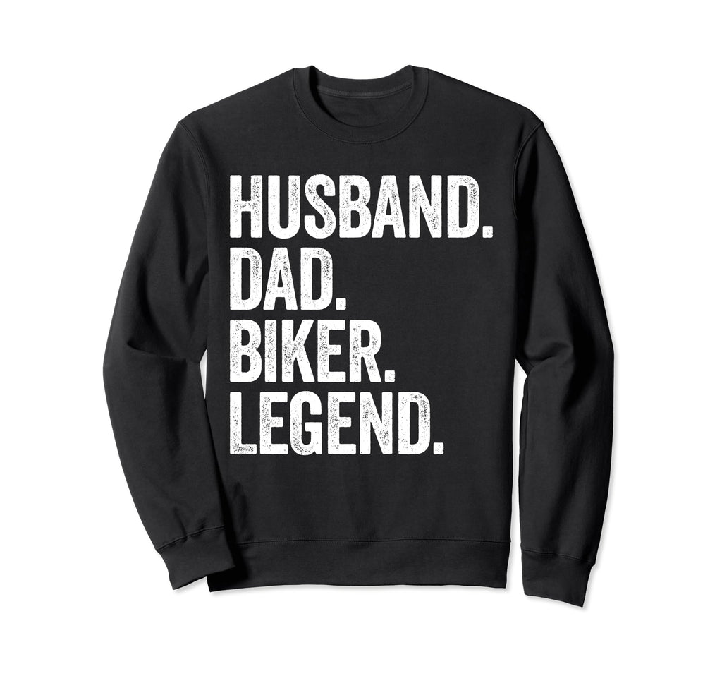 Husband Dad Biker Funny Sweatshirt - Streetwear Style for Adults - T-Shirt, Sweatshirt, Hoodie