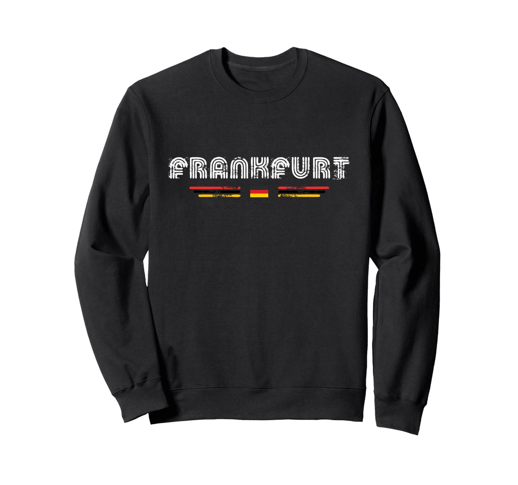 Frankfurt Germany 70S 80S Type Sweatshirt - Custom Art Print Men Women - T-Shirt, Sweatshirt, Hoodie