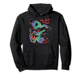 Japanese Psychedelic Snake Tattoo Hoodie - Casual Everyday Wear Men Women - T-Shirt, Sweatshirt, Hoodie