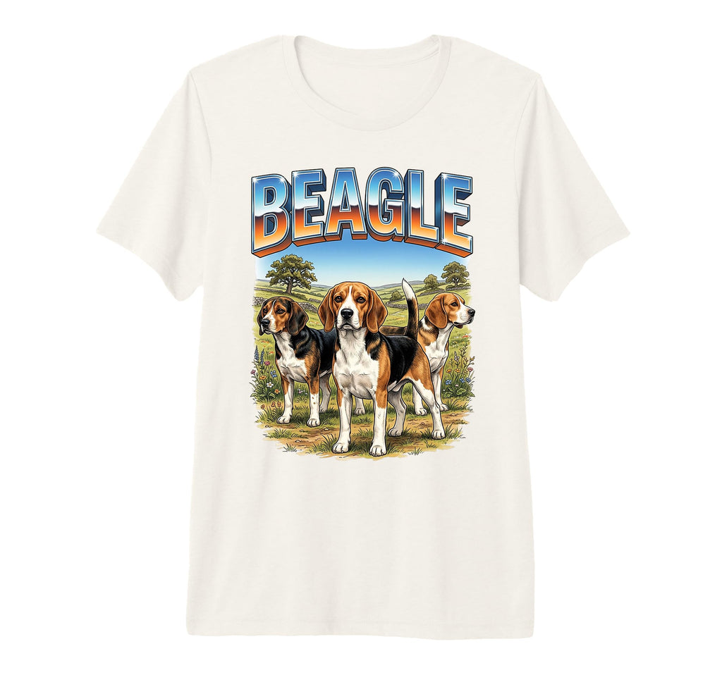 Beagle 90S Dog Lover 80S Beagle Owner T-Shirt - Unique Graphic Men Women - T-Shirt, Sweatshirt, Hoodie