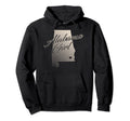Alabama Distressed State Outline Womens Hoodie - Minimalist Print Unisex - T-Shirt, Sweatshirt, Hoodie