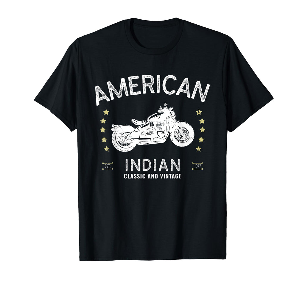 American Motorcycle Indian Biker Club T-Shirt - Novelty Apparel Unisex - T-Shirt, Sweatshirt, Hoodie