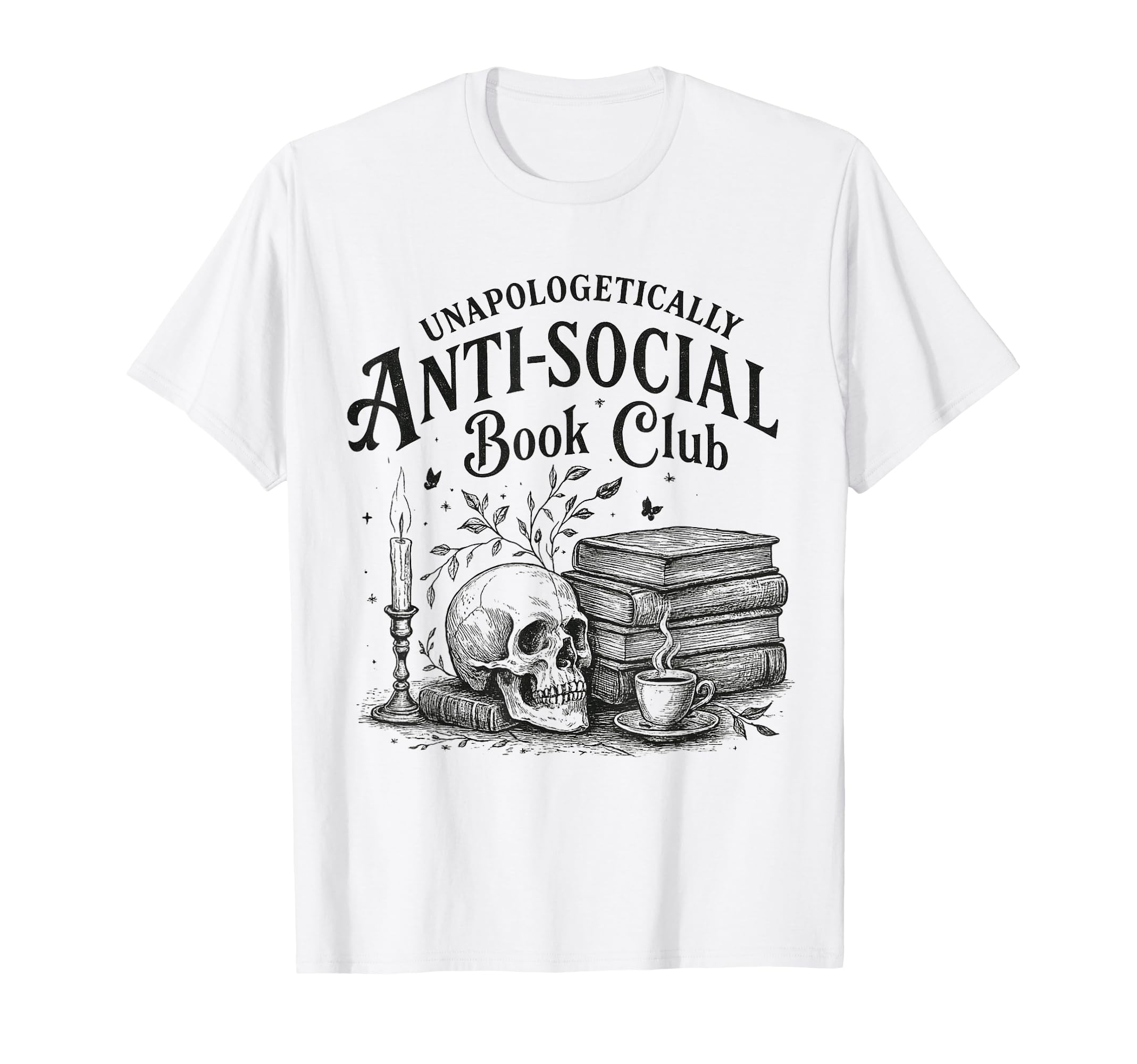 Anti Social Book Club Bookish T-Shirt - Trendy Graphic for Adults - T-Shirt, Sweatshirt, Hoodie