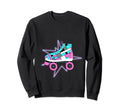 Fifties 50S 1950 Roller Skating Sweatshirt - Novelty Apparel Men Women - T-Shirt, Sweatshirt, Hoodie