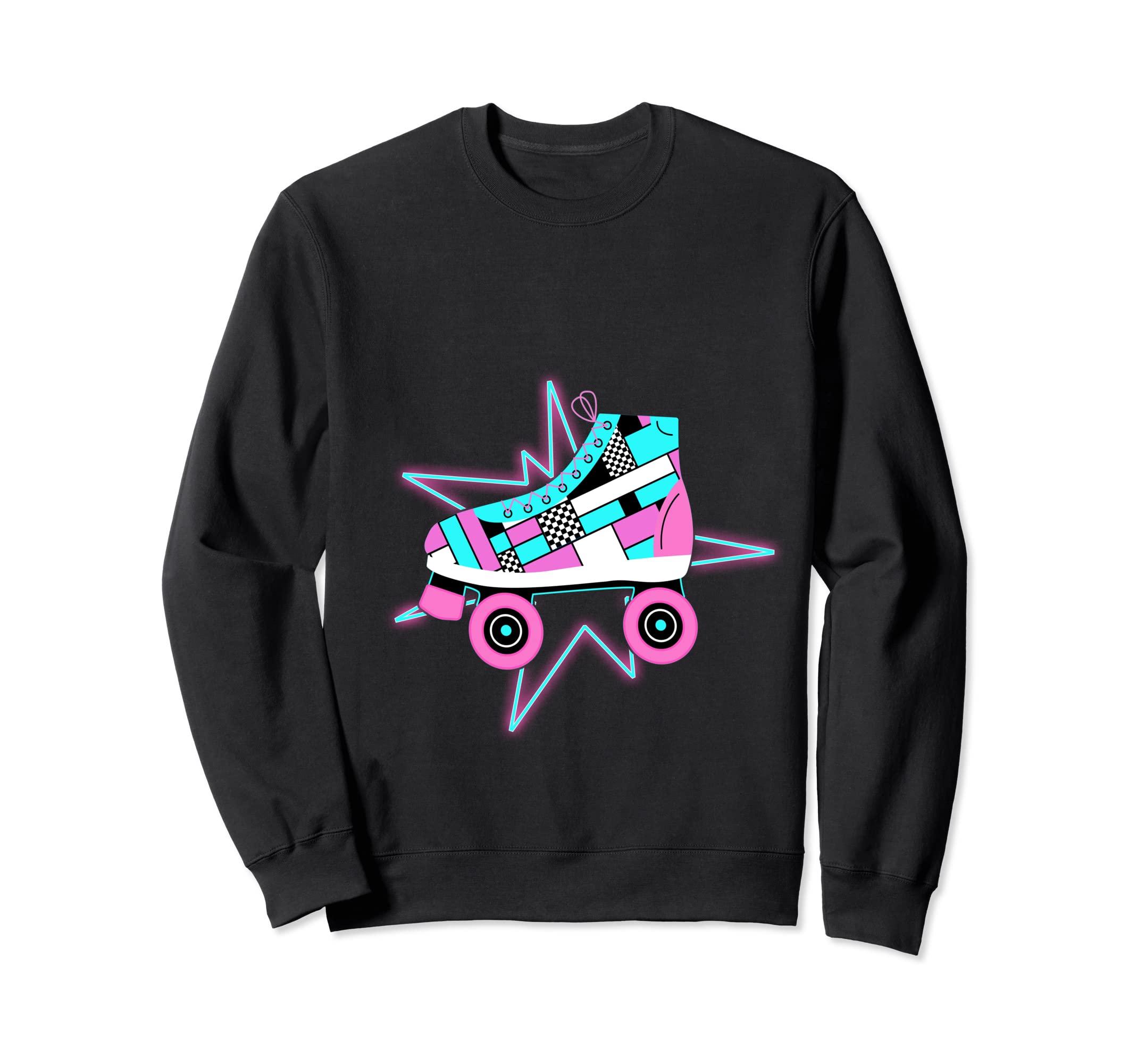 Fifties 50S 1950 Roller Skating Sweatshirt - Novelty Apparel Men Women - T-Shirt, Sweatshirt, Hoodie