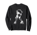 Roller Skating Sketch Sweatshirt - Novelty Apparel Unisex - T-Shirt, Sweatshirt, Hoodie