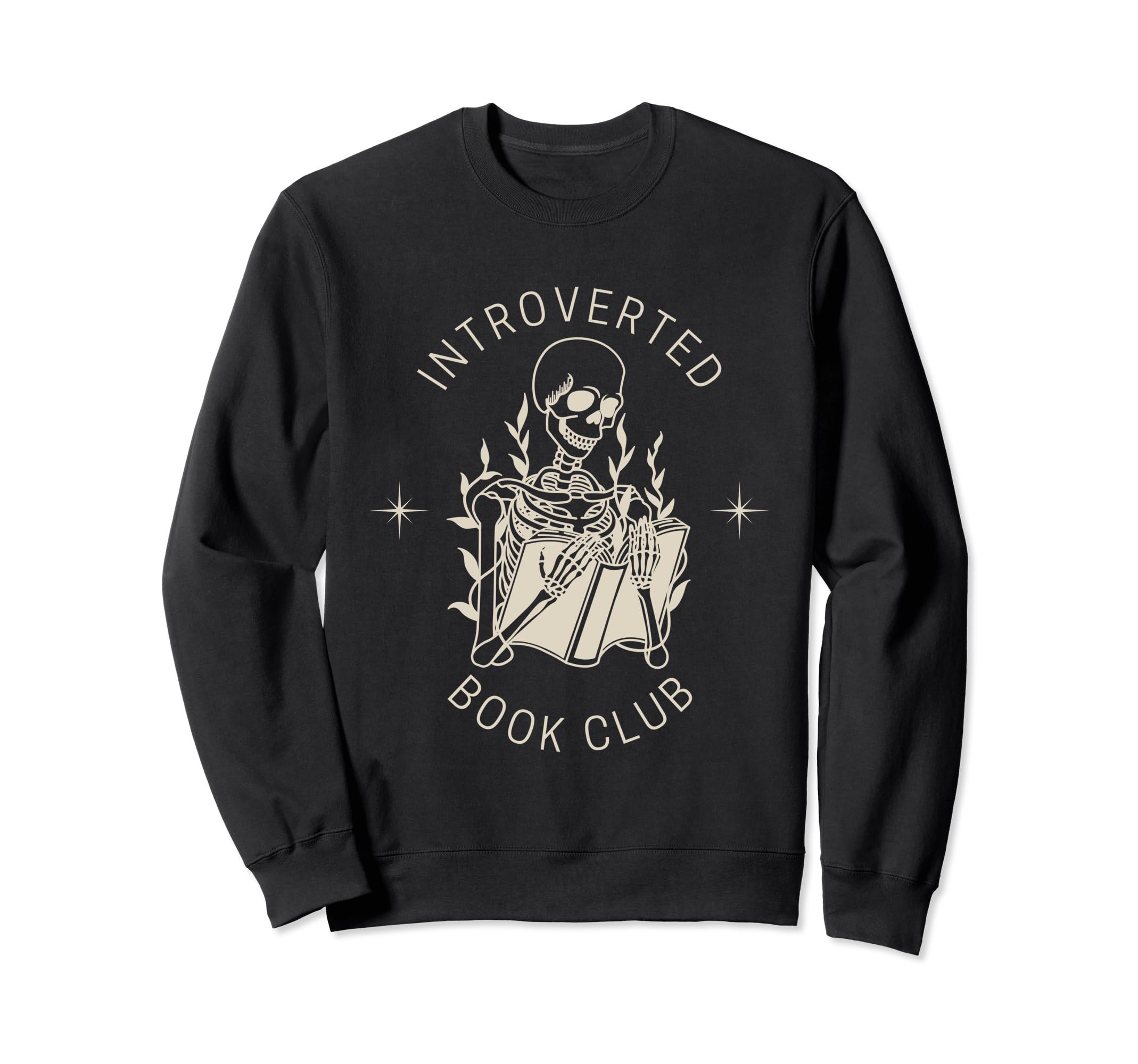 Introverted Book Club Social Club Sweatshirt - Novelty Apparel Unisex - T-Shirt, Sweatshirt, Hoodie