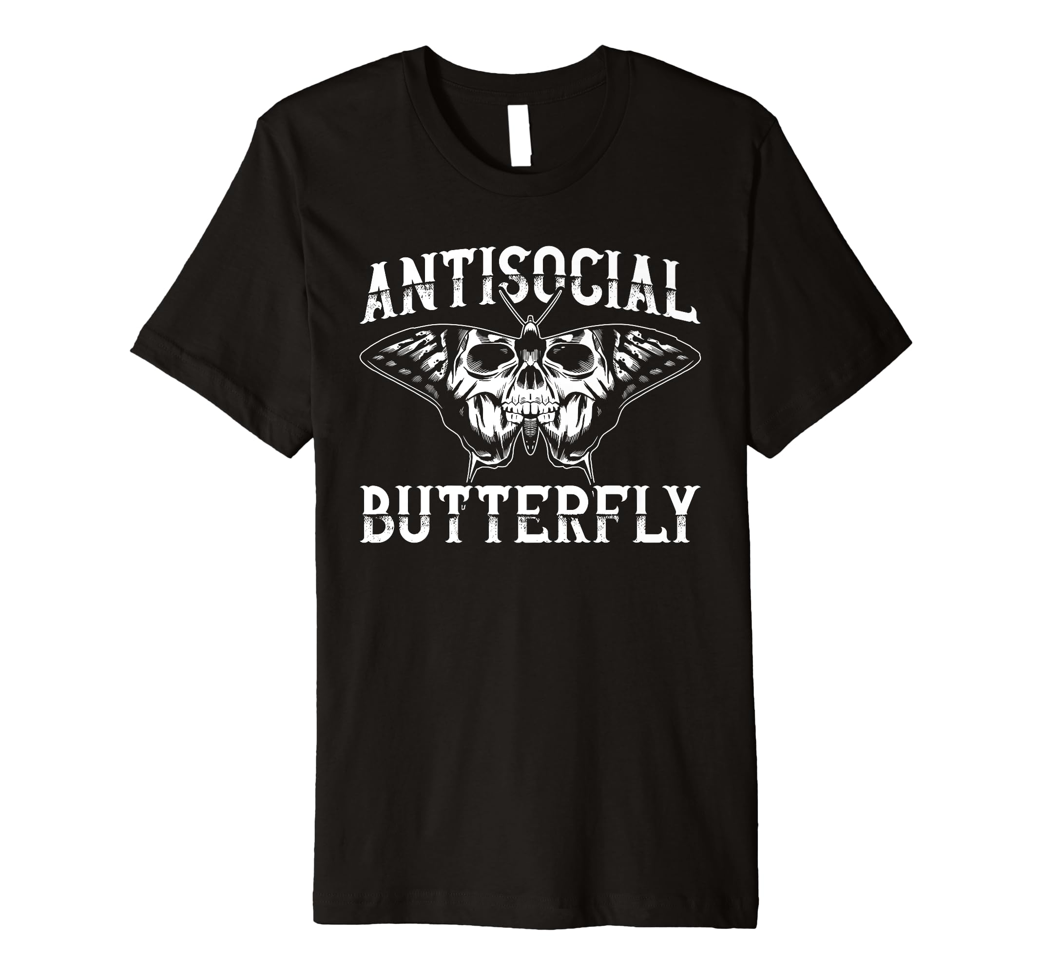 Antisocial Butterfly Funny Introvert T-Shirt - Aesthetic Graphic for Adults - T-Shirt, Sweatshirt, Hoodie