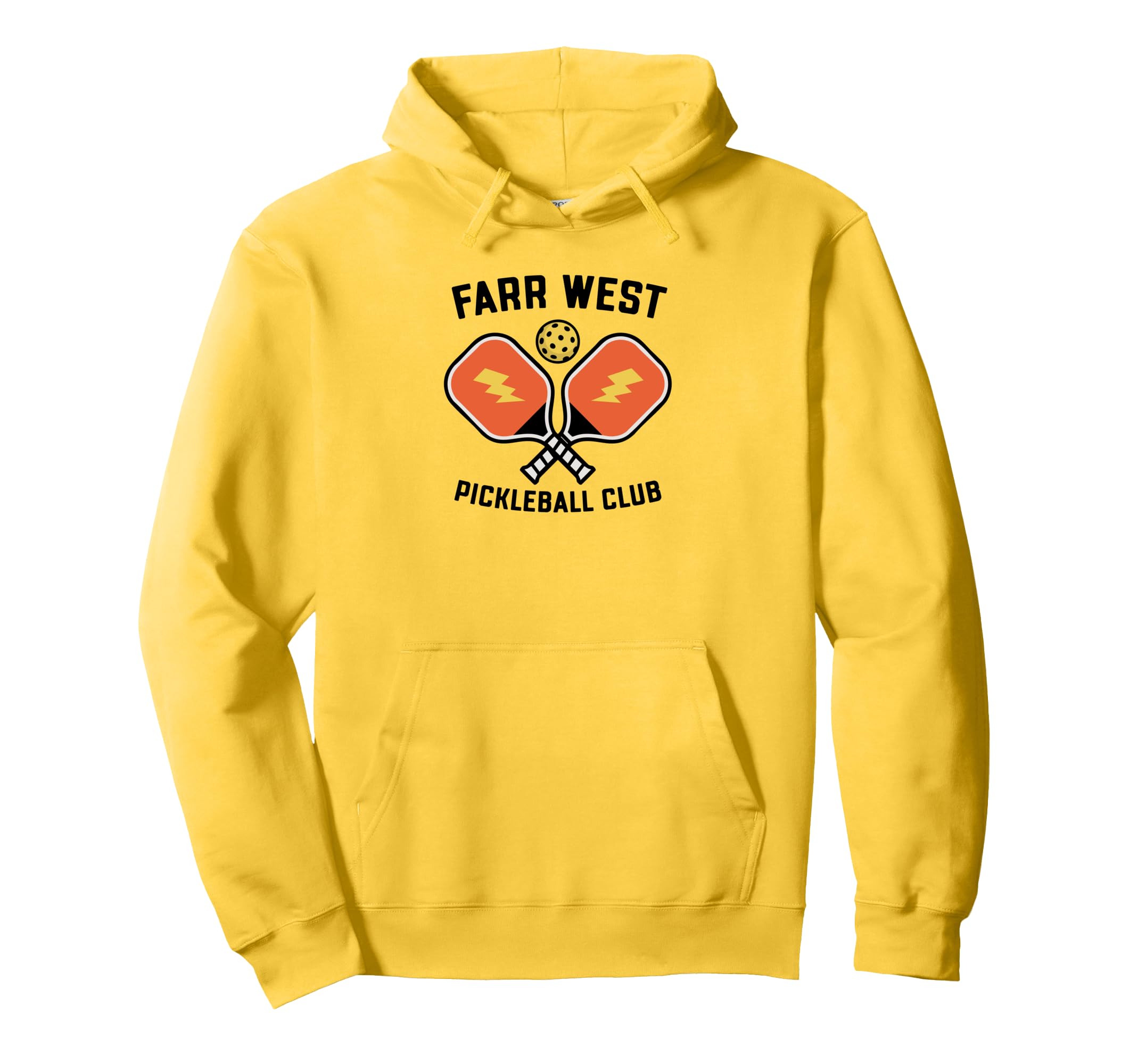 Farr West Pickleball Club Pickle Hoodie - Aesthetic Graphic for Adults - T-Shirt, Sweatshirt, Hoodie