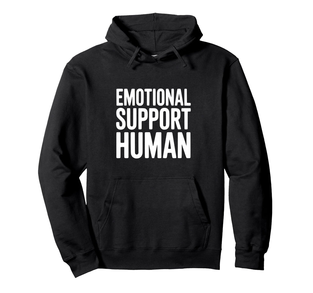 Emotional Support Human Hoodie - Aesthetic Graphic Men Women - T-Shirt, Sweatshirt, Hoodie