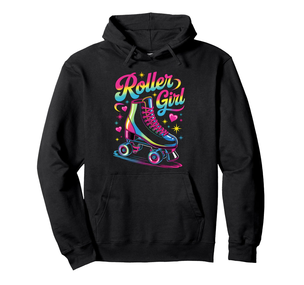 Roller Skater 90S 80S Skating Skates Hoodie - Minimalist Print for Adults - T-Shirt, Sweatshirt, Hoodie