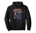 Roller Skater 90S 80S Skating Skates Hoodie - Minimalist Print for Adults - T-Shirt, Sweatshirt, Hoodie