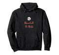 Baseball Is Life Script Athletic Hoodie - Aesthetic Graphic Unisex - T-Shirt, Sweatshirt, Hoodie