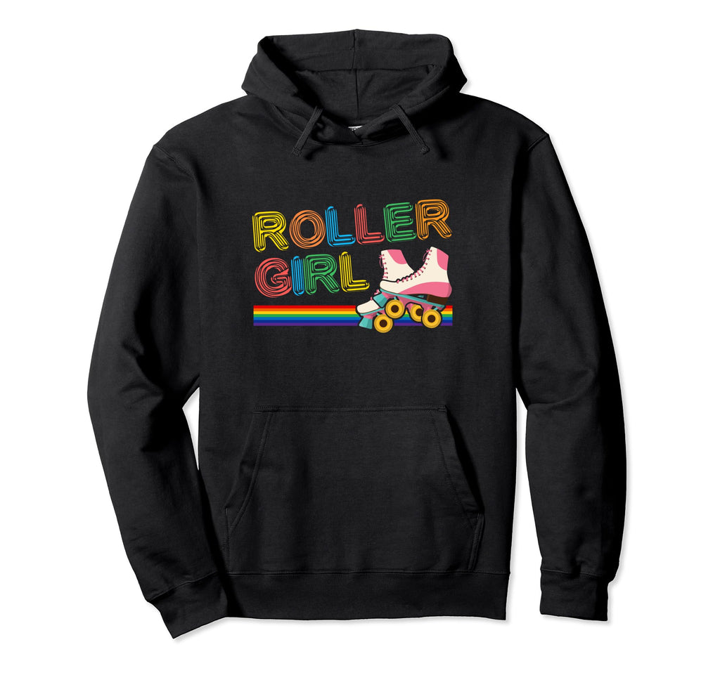 Roller Seventies 70S Skates Skating Hoodie - Minimalist Print for Adults - T-Shirt, Sweatshirt, Hoodie