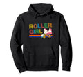 Roller Seventies 70S Skates Skating Hoodie - Minimalist Print for Adults - T-Shirt, Sweatshirt, Hoodie