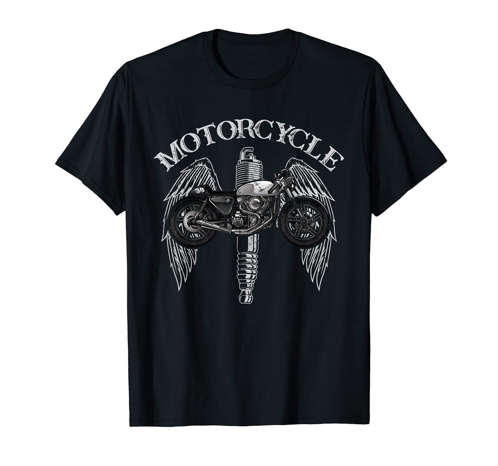 Cafe Racer Motorcycle Moto Motorbike Gift T-Shirt - Minimalist Print Unisex - T-Shirt, Sweatshirt, Hoodie