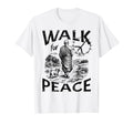Walk Peace Monk And Pug Dog T-Shirt - Trendy Graphic for Adults - T-Shirt, Sweatshirt, Hoodie