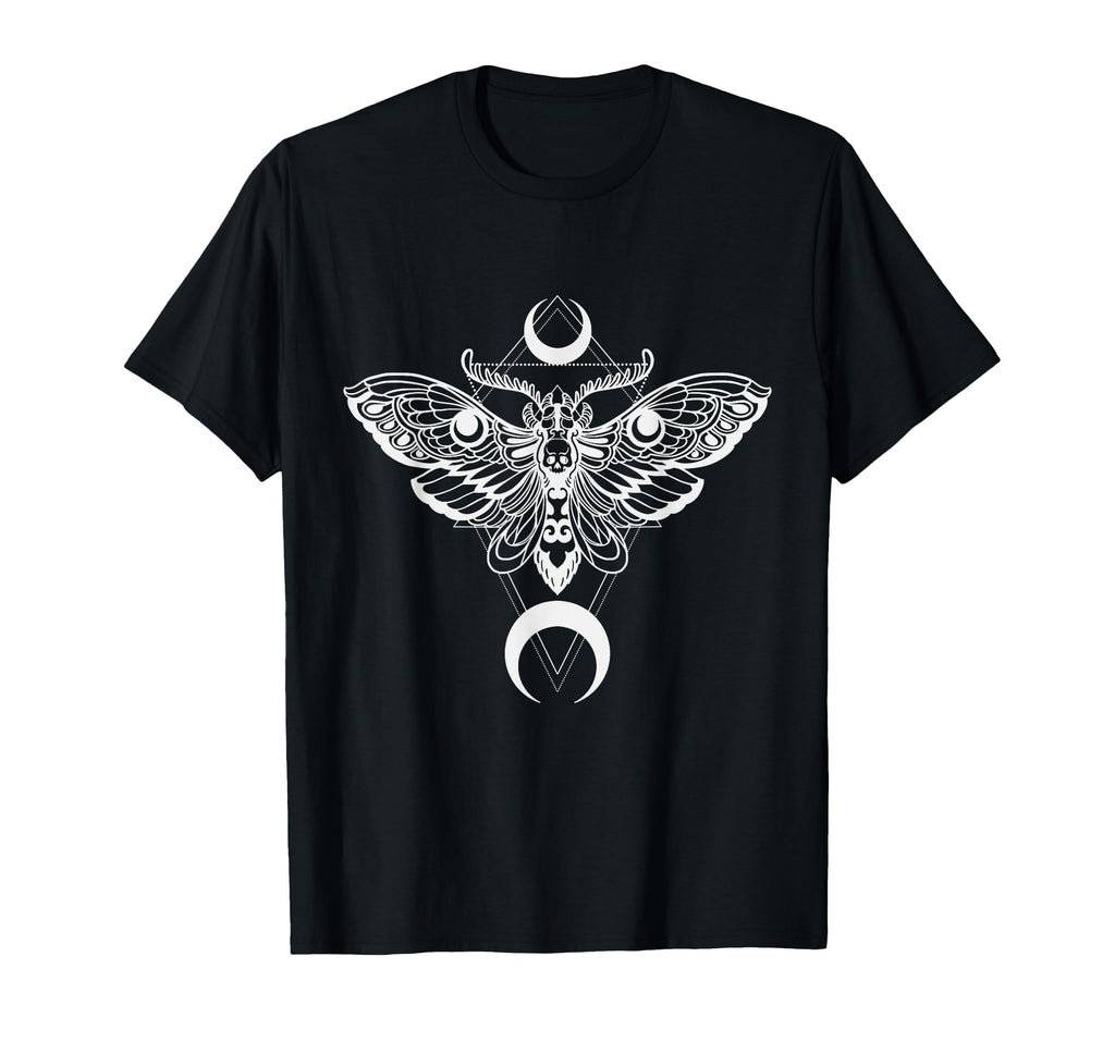Beautiful Moth Goth Horror T-Shirt - Casual Everyday Wear Men Women - T-Shirt, Sweatshirt, Hoodie