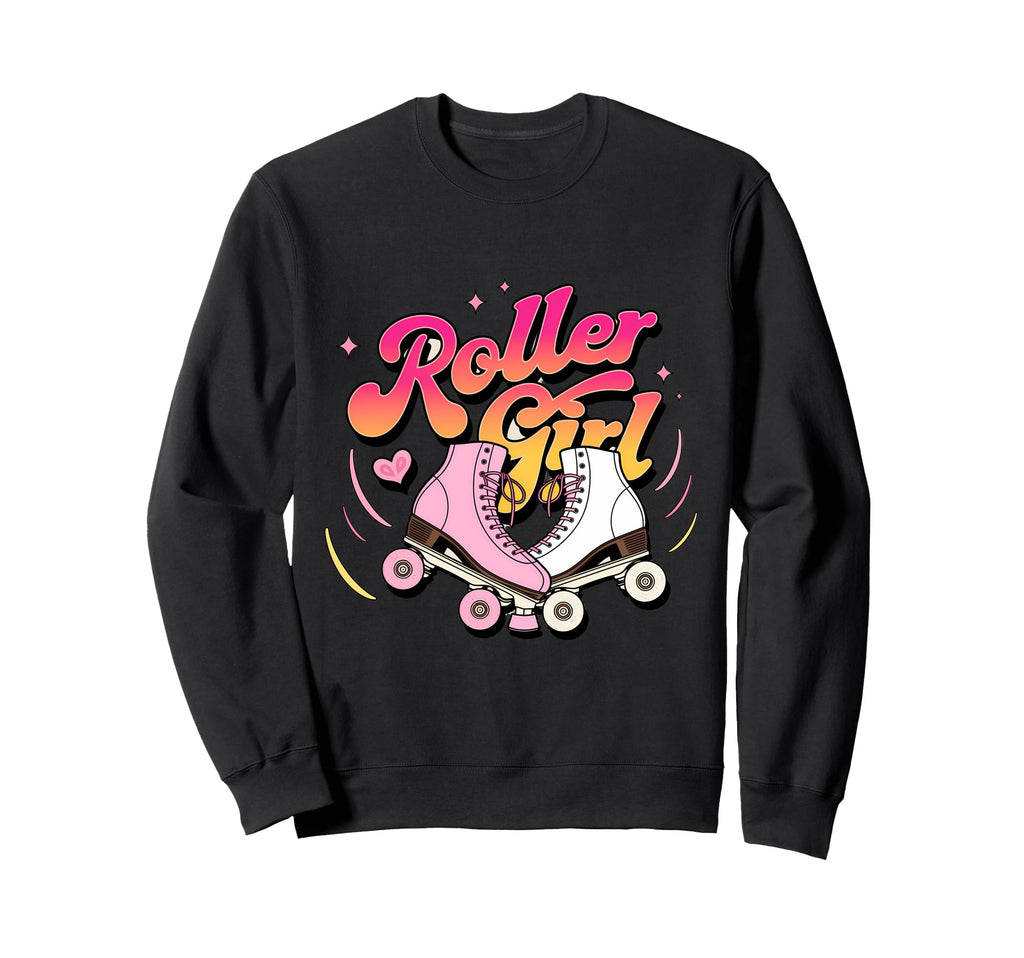 Roller Skating 70S 80S Roller Sweatshirt - Novelty Apparel for Adults - T-Shirt, Sweatshirt, Hoodie