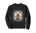 Western 1800S Windmill Coastal Sweatshirt - Casual Everyday Wear Unisex - T-Shirt, Sweatshirt, Hoodie