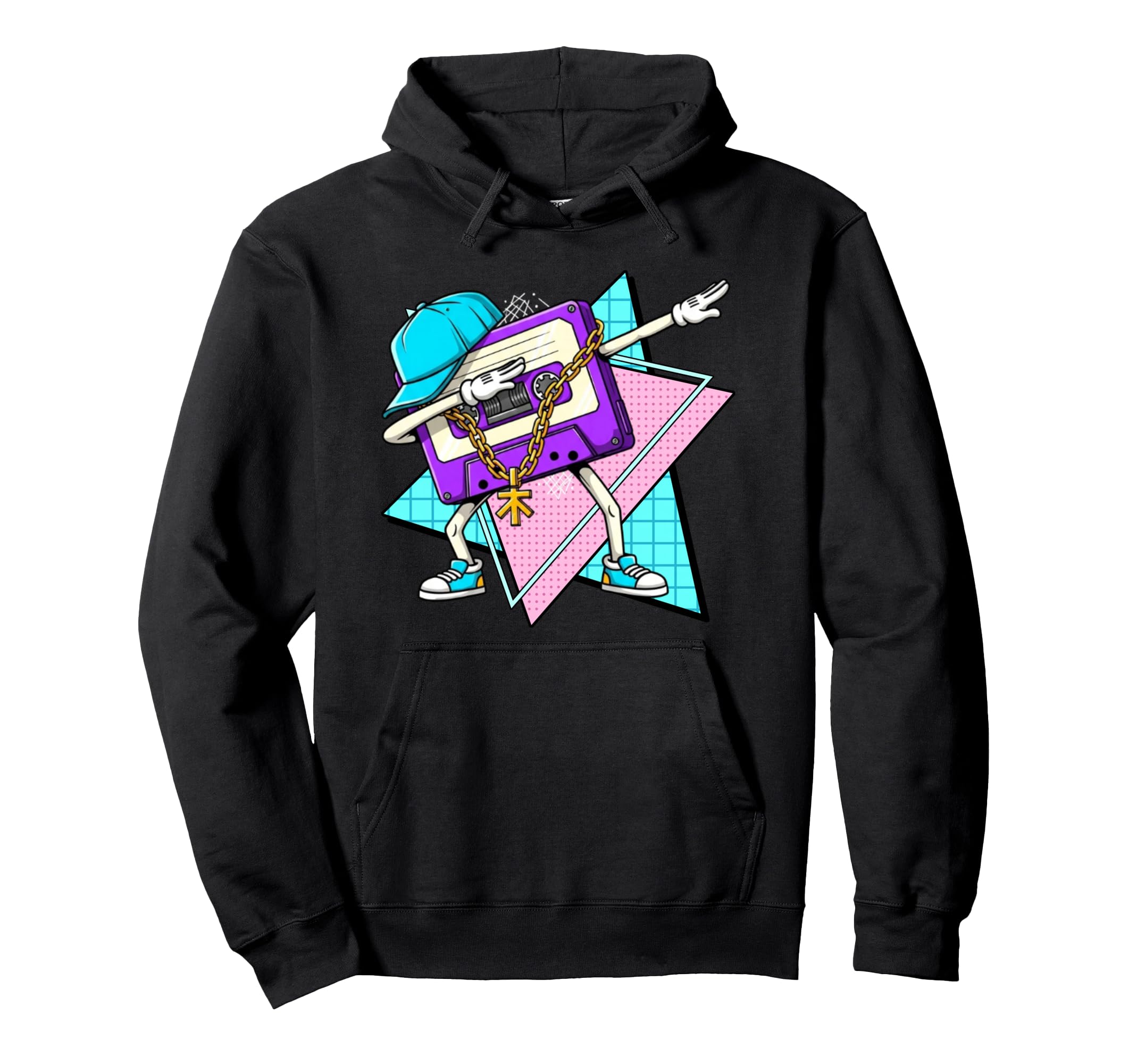 Funny Dabbing Cassette Tape 70S 80S Hoodie - Casual Everyday Wear Unisex - T-Shirt, Sweatshirt, Hoodie