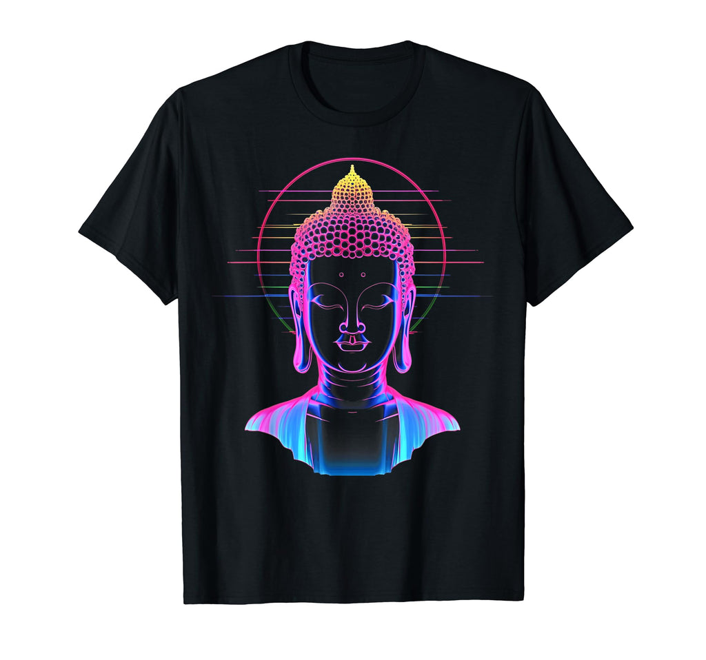 Vaporwave Buddha 80S Synthwave 1 T-Shirt - Novelty Apparel Men Women - T-Shirt, Sweatshirt, Hoodie