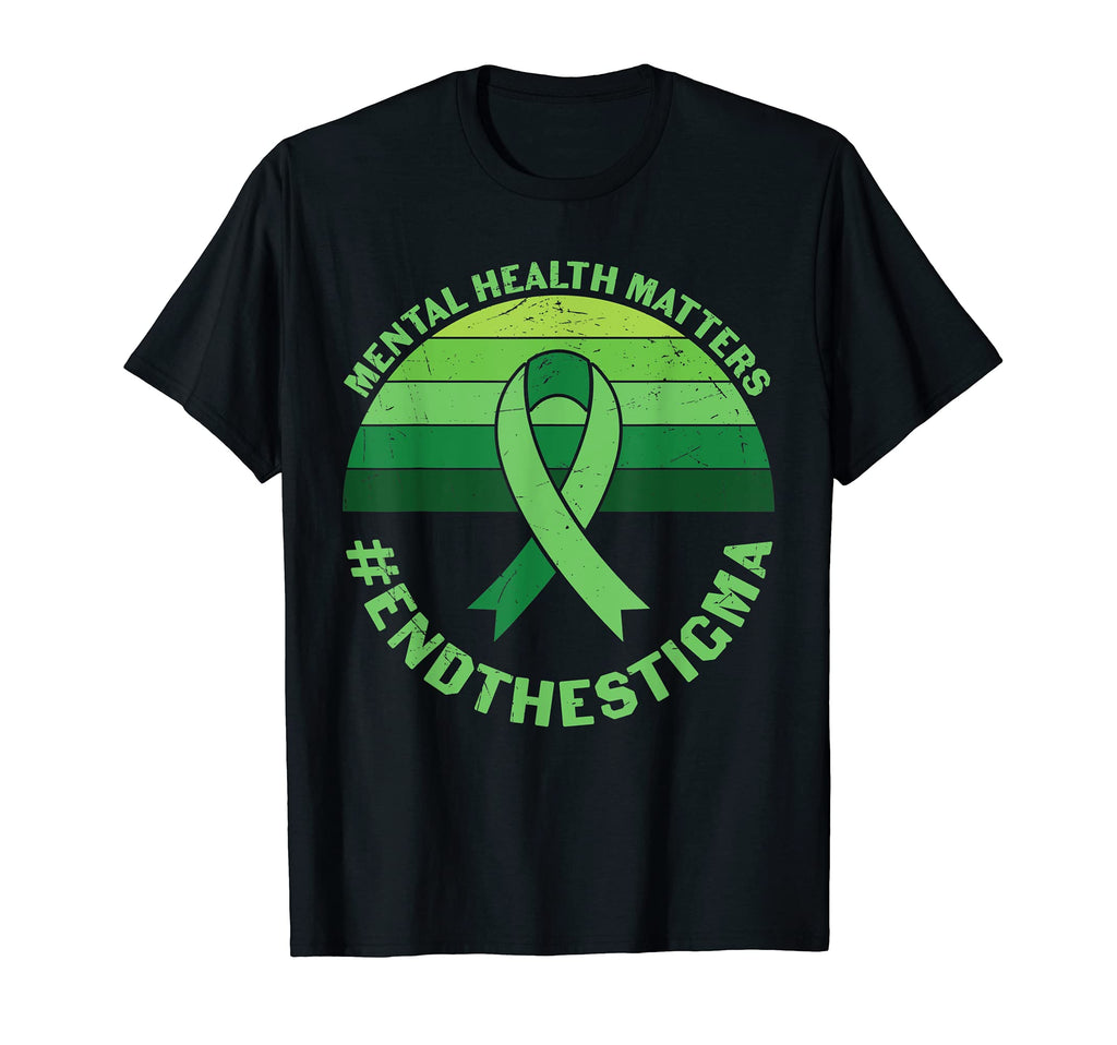 End Stigma Mental Health Awareness T-Shirt - Unique Graphic Unisex - T-Shirt, Sweatshirt, Hoodie