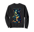 Border Collie Gamer Gaming Dog Lover Sweatshirt - Trendy Graphic for Adults - T-Shirt, Sweatshirt, Hoodie
