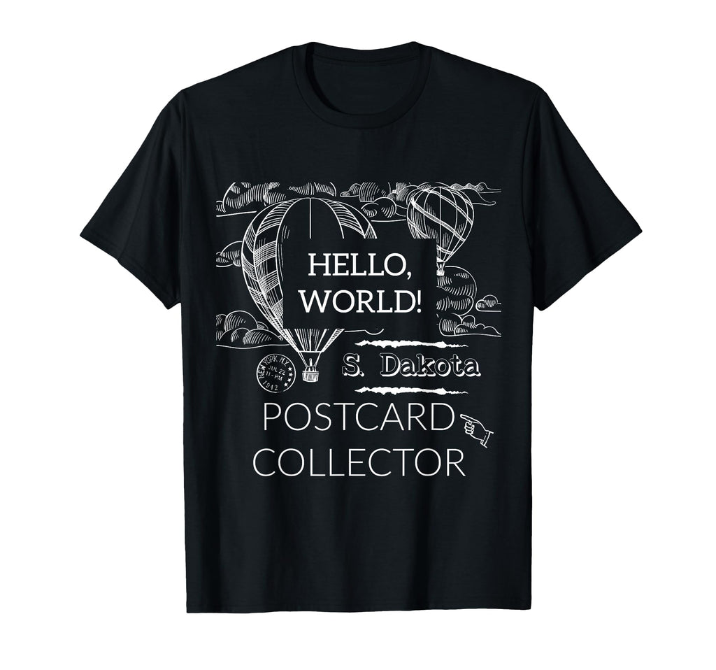 Postcard Collector Deltiologist Hobby T-Shirt - Minimalist Print Men Women - T-Shirt, Sweatshirt, Hoodie