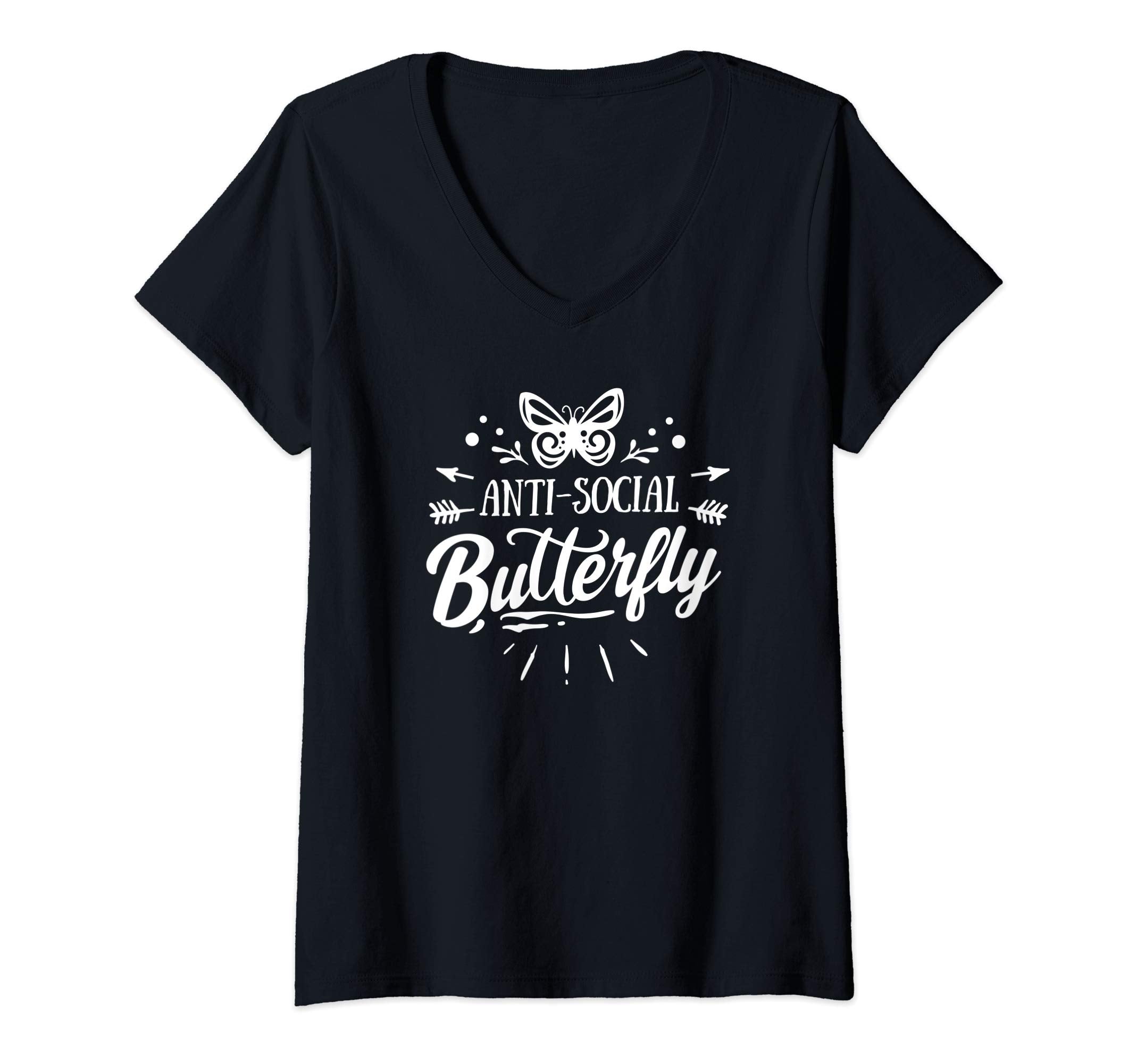 Womens Funny Antisocial Introvert T-Shirt - Minimalist Print Men Women - T-Shirt, Sweatshirt, Hoodie