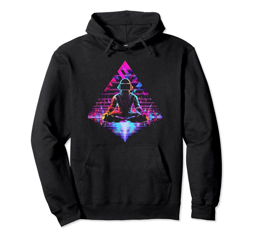 Synthwave Astronaut Cyberpunk 80S Sci Fi Hoodie - Graphic Print Men Women - T-Shirt, Sweatshirt, Hoodie
