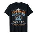 1945 Biker Motorcycle 80 Years T-Shirt - Unique Graphic Unisex - T-Shirt, Sweatshirt, Hoodie