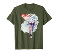 Ww2 America Redhead Pin Up Sexy Pinup T-Shirt - Streetwear Style Men Women - T-Shirt, Sweatshirt, Hoodie