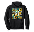 Sunshine Yellow Geometrical Forest Hoodie - Unique Graphic Men Women - T-Shirt, Sweatshirt, Hoodie