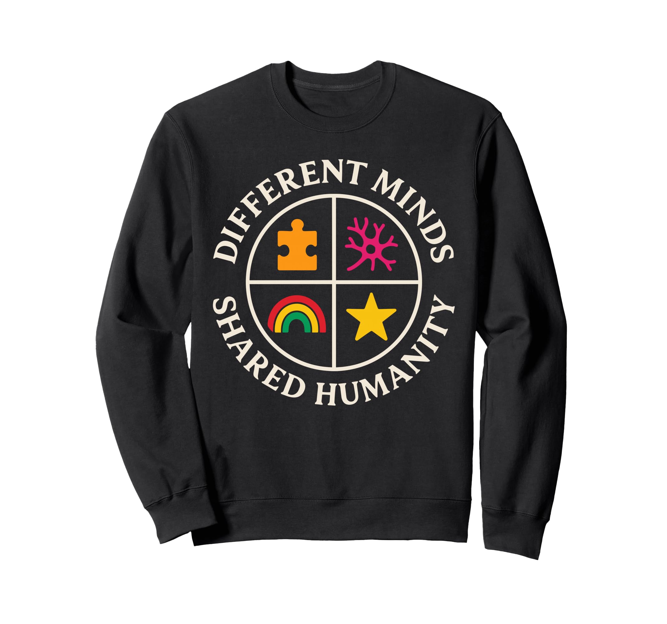 Neurodivergent Pride Adhd Autism Sweatshirt - Graphic Print Men Women - T-Shirt, Sweatshirt, Hoodie