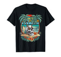 Palm Tree Skull Summer Beach T-Shirt - Casual Everyday Wear Men Women - T-Shirt, Sweatshirt, Hoodie