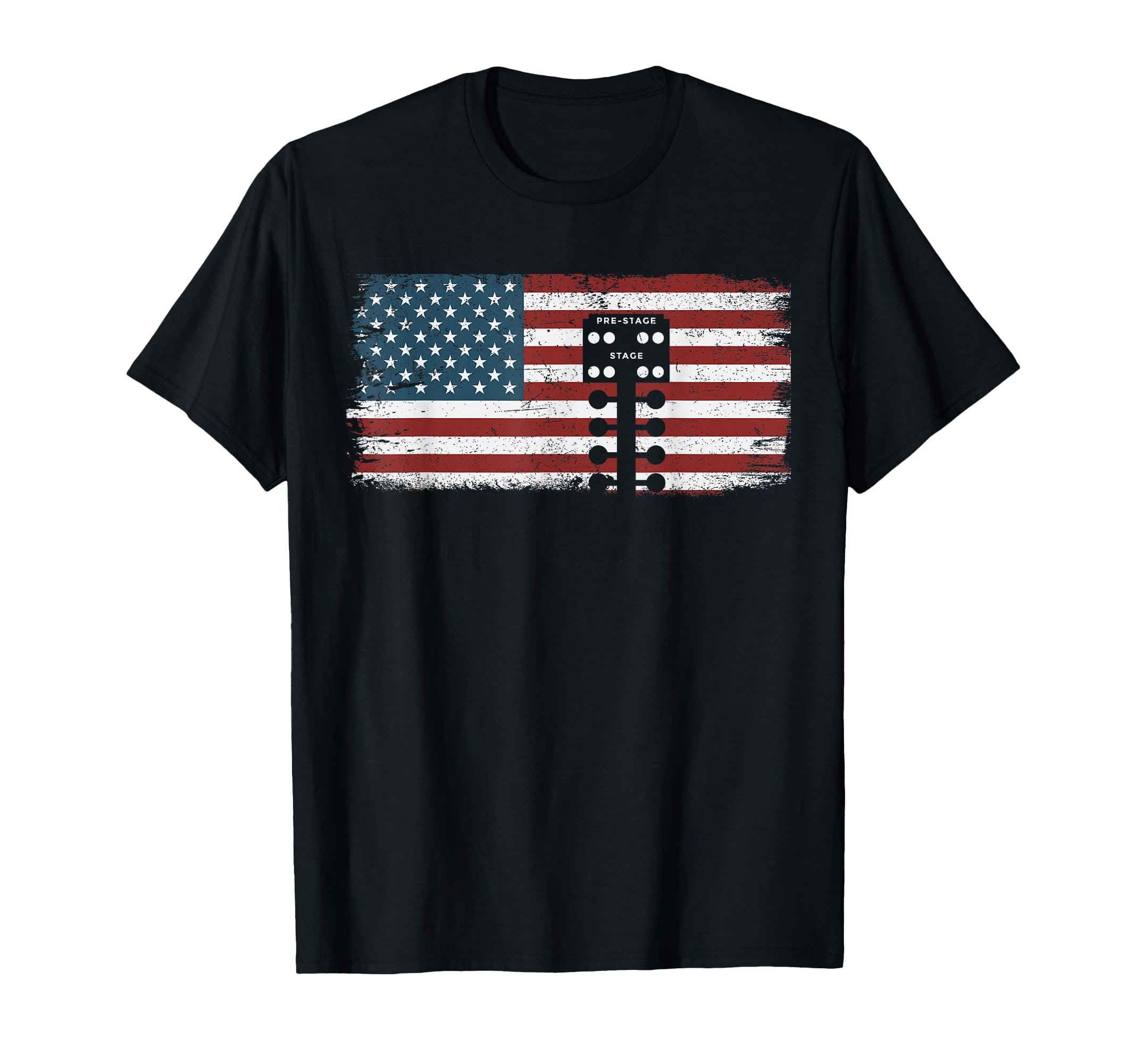Drag Racing Race Car American Flag T-Shirt - Aesthetic Graphic for Adults - T-Shirt, Sweatshirt, Hoodie
