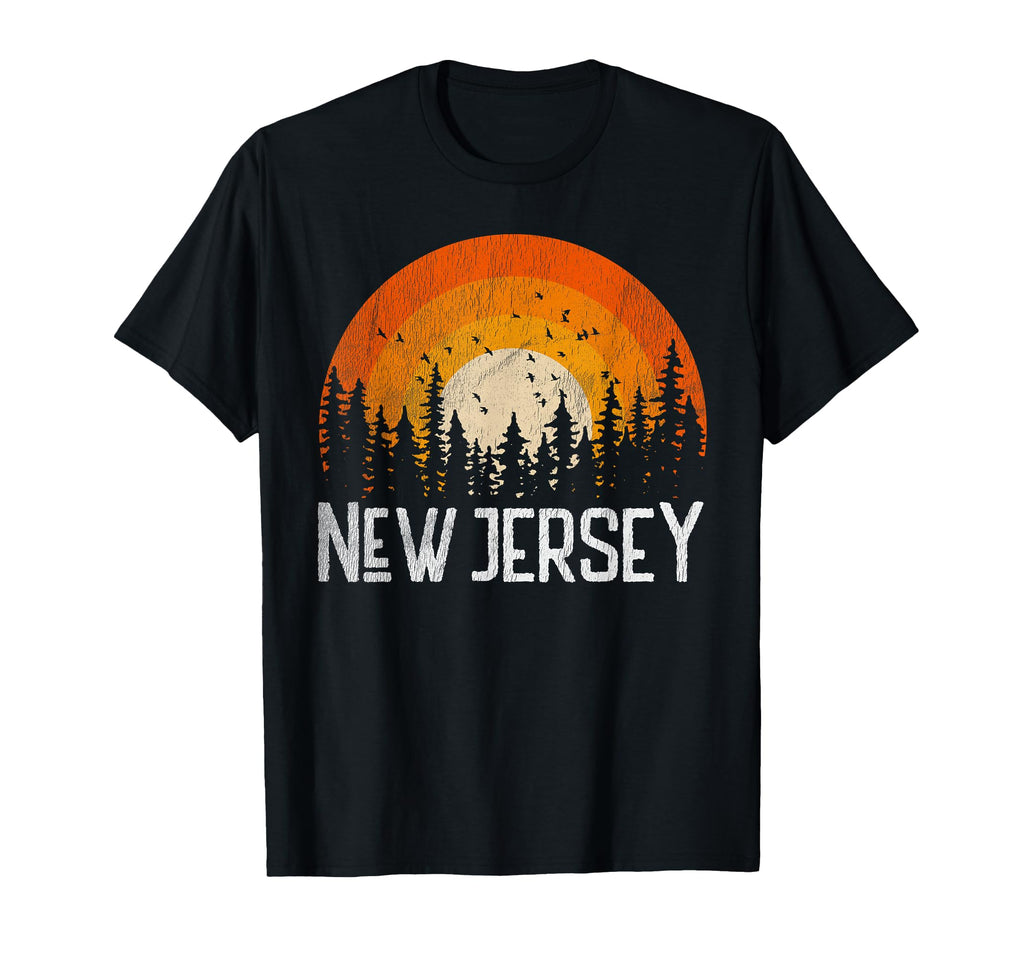New Jersey 70S 80S T-Shirt - Fun Novelty Design Unisex - T-Shirt, Sweatshirt, Hoodie